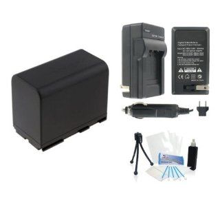 BP 945 High Capacity Replacement Battery with Rapid Travel Charger for Canon V 420 V500 V50Hi V520 V72   UltraPro BONUS INCLUDED Camera Cleaning Kit, Camera Screen Protector, Mini Travel Tripod  Digital Camera Batteries  Camera & Photo