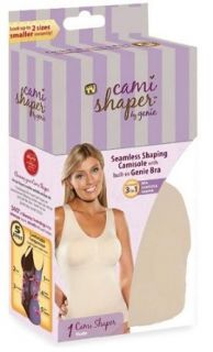 Cami Shaper by Genie (Beige) Large Shapewear Tops