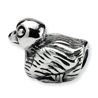 Reflection Beads   925 Sterling Silver Kids Duck Bead Jewelry