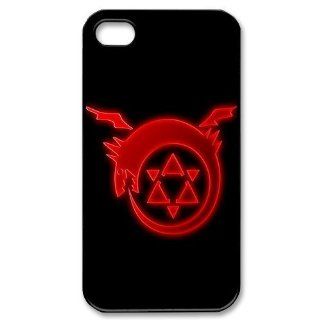 KroomCase Manga Series Fullmetal Alchemist Logo Black Iphone 4 4s Case, Fullmetal Alchemist Iphone 4 Case Military Cell Phones & Accessories