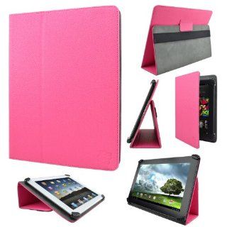 Kozmicc Universal Tablet Case Cover 8.9" 9.7" 10" 10.1" Inch (Pink) [Adjustable Stand Folio] for Android, D2 Pad 912 927, Apple iPad, asus transformer pad, galaxy tab, nokia, sony, google nexus and other tablets Computers & Accesso