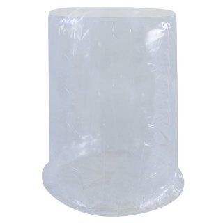New Pig DRM930 Round Bottom Polyethylene Peel Over Drum Liner, For 55 Gallon Drums, 22 1/2" Diameter x 40" Height, 10 mil Thick, Clear (Box of 50) Drum And Pail Liners