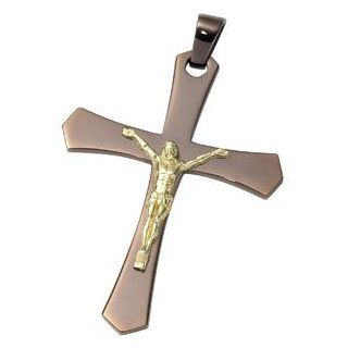 Stainless Steel Crucifix Pendant Jewelry