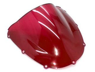 BRAND NEW Motorcycle Red Windshield Windscreen Fit For 2002 2003 CBR900RR 954 Automotive