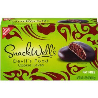 Snackwell's Devil's Food Cookies, 6.75 Ounce Boxes (Pack of 12)  Packaged Chocolate Snack Cookies  Grocery & Gourmet Food