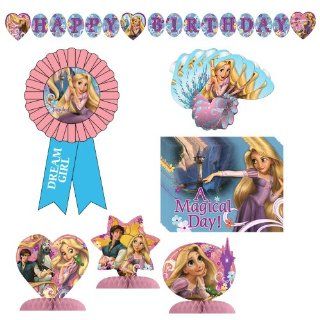 Disney Tangled Rapunzel Party Favor Pack Including Award Ribbon, Invitations, Blowouts, Centerpiece and Banner Toys & Games