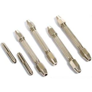 4 Double End Pin Vise Drilling Drill Bit Holder Tool