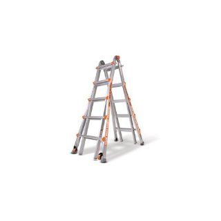 Heavy Duty Little Giant Step Ladder #17 (Gray) (A Frm 4' 7' Extended 9' 15') Stepladders
