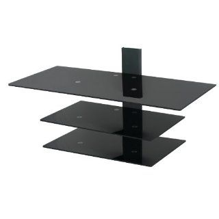 AVF PS933PB A Wall Mounted TV Glass Shelving System/1 50 Piano Black (Discontinued by Manufacturer) Electronics