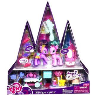 My Little Pony Exclusive Playset Celebration at Canterlot Castle Includes Twilight Sparkle Starbeam Twilight Toys & Games