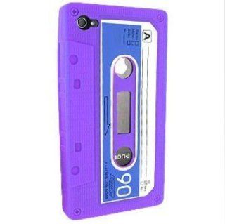 OEM Record LP Dinner Plate Black Cell Phone Case Cover For Apple iPhone 4 4s   Purple Cell Phones & Accessories