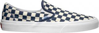 Vans Golden Coast Classic Slip On   Dress Blues/White Checker Casual Shoes