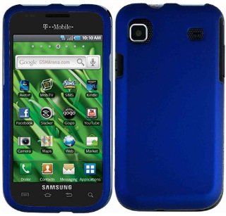 Blue Hard Case Cover for Samsung Vibrant T959 T959V Galaxy S 4G Cell Phones & Accessories