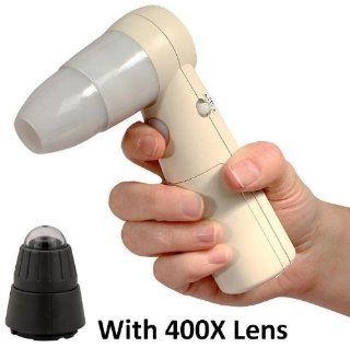 ProScope Mobile Wi Fi Wireless Handheld HR Digital Microscope for iPad, iPhone & iPod touch with 400X Lens   Designed for Law Enforcement CSI Crime Scene Investigating, Field, Science Education Classroom, Lab or Patient exam   View live video and captu