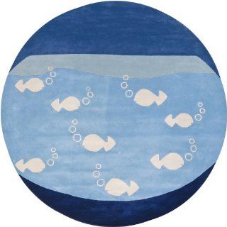 Kids Collection Hand tufted Contemporary Rug (7'9 Round) by Chandra Rugs   Childrens Rugs