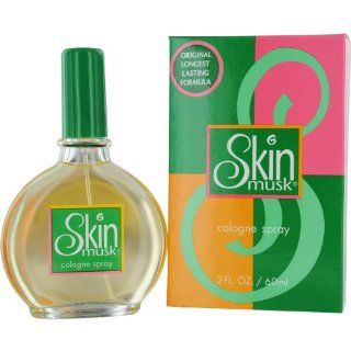 Parfums De Coeur Skin Musk Cologne Spray for Women, 2 Ounce  Skin Musk Oil By Bonne Bell  Beauty