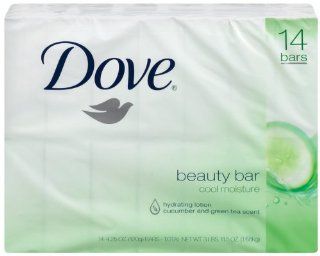 Dove go fresh Cool Moisture Beauty Bar, 14 Count  Bath Soaps  Beauty