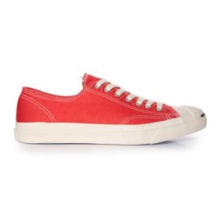 Converse Jack Purcell Ltt Garment Dye, Tomato/White Uk Size 11 Fashion Sneakers Shoes