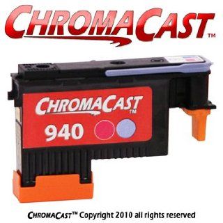 ChromaCast 940 PRINTHEAD Magenta/Cyan Remanufactured (Compatible for Genuine HP 940XL & 940) for use in HP Officejet pro 8000, All in One 8500 & Premier Electronics