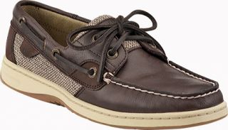 Womens Sperry Top Sider Bluefish 2 Eye   Brown Deerskin Slip on Shoes