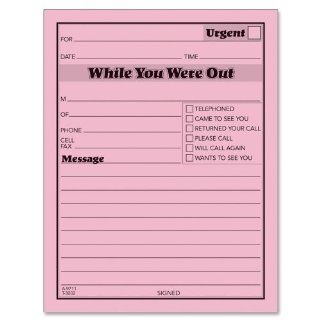 Adams   Message Pad,"While You Were Out",4"x5",50 Shts/PD,12/PK,PK, Sold as 1 Package, ABF 9711D Electronics