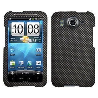 FINCIBO (TM) Hard Crystal Plastic Protector Snap On Cover Case For HTC Inspire 4G Desire HD A9191 G10   Carbon Fiber Cell Phones & Accessories