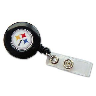 Pittsburgh Steelers Retractable Badge Reel Id Ticket Clip Nfl Electronics