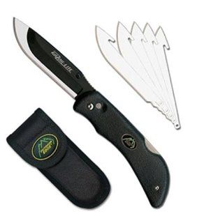 Outdoor Edge RL 10 Razor Lite Knife with 6 Blades, Black  Tactical Knives  Sports & Outdoors