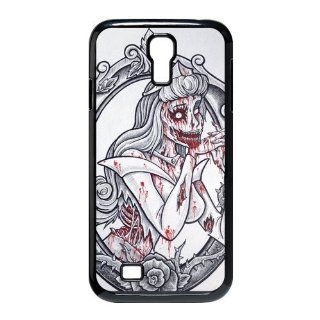 The Zombie Disney Princess Aurora Sleeping Beauty Samsung Galaxy S4 Case for SamSung Galaxy S4 I9500 Plastic New Back Case Cell Phones & Accessories