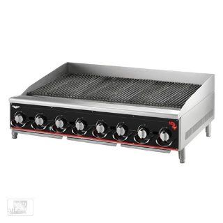 Vollrath 948CG Stainless Steel Heavy Duty Radiant/Lava Rock Charbroilers, 48 Inch Kitchen & Dining