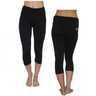 Balance Collection (by Marika) Womens Leggings / Yoga Capri Pants Large Black Clothing
