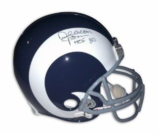 Deacon Jones Autographed Helmet Sports Collectibles