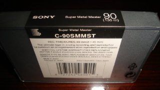 Sony Super Metal Master 90 Min Reference Audio Cassette Tape Electronics