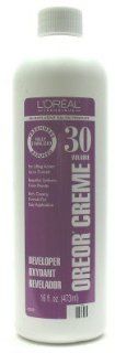 L'Oreal Oreor Creme 30 Volume Developer 16 oz. (Case of 6) Health & Personal Care