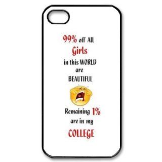 Customize Funny Sayings Iphone 4/4S Case Hard Case Custom Case for Apple IPhone 4/4S Cell Phones & Accessories