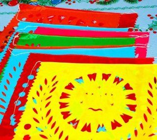 Mexican Papel Picado Banner, Mexican Party Decoration, Fiesta Banners Health & Personal Care