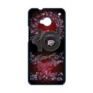 NBA Oklahoma City Thunder superstar Kevin Durant logo black plastic Case for HTC ONE M7 cover Computers & Accessories
