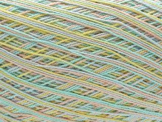 Free Ship Variegated Pastel Rainbow #10 Crochet Cotton Thread Yarn Knitting. 100% Mercerized