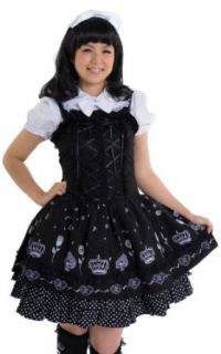 Gothic and Lolita Happy Crown Dress Medium Clothing