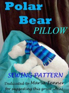 Polar Bear Pillow Sewing Pattern 
