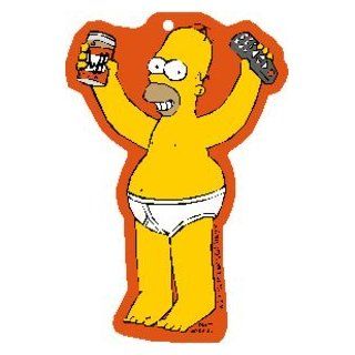 Simpsons Homer with Remote and Duff Air Freshener Automotive