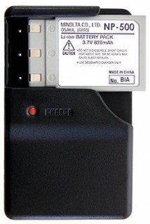Minolta Konica BC 500U Li ion Battery Charger for Dimage G500  Digital Camera Battery Chargers  Camera & Photo