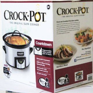 CROCK POT The Original Slow Cooker (6 Quart Oval with Programmable Digital Control) Kitchen & Dining