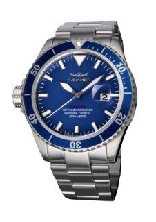 Haemmer Men's ND 06 Navy Diver Automatic Rotating Bezel Steel Watch Haemmer Watches