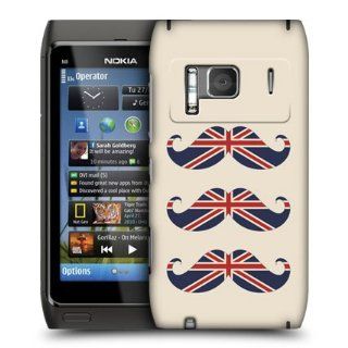 Head Case Designs UK Flag Moustaches Hard Back Case Cover for Nokia N8 Cell Phones & Accessories
