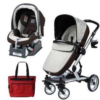 Peg Perego Skate Travel System Java with Free Fashionable Diaper Bag  Infant Car Seat Stroller Travel Systems  Baby