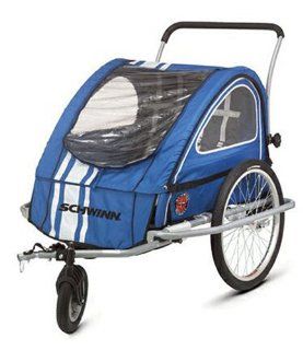 Schwinn Mark II Bike Trailer and Stroller Combination  Child Carrier Bike Trailers  Sports & Outdoors