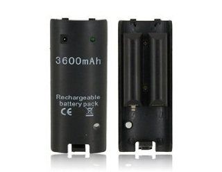 3600mAh Rechargeable Battery Pack for Wii Controller (Black) + Worldwide free shiping Electronics