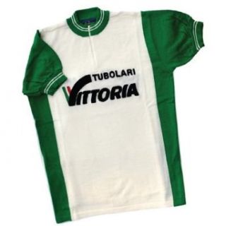 Vittoria Men's Short Sleeve Wool Cycling Jersey (XXL) Clothing
