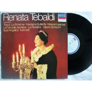 GVC 3 RENATA TEBALDI Recital of Arias LP Renata Tebaldi Music